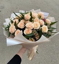 Букет Кремовые розы Латте в Часцы
