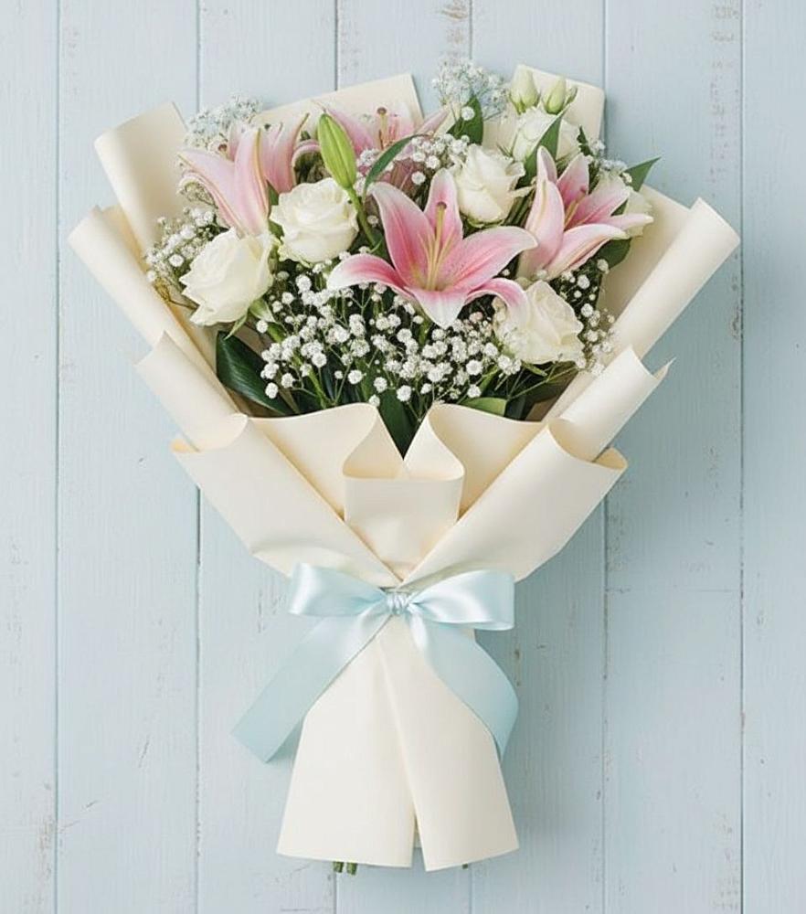 Букет цветов из: Лилии в Часцы