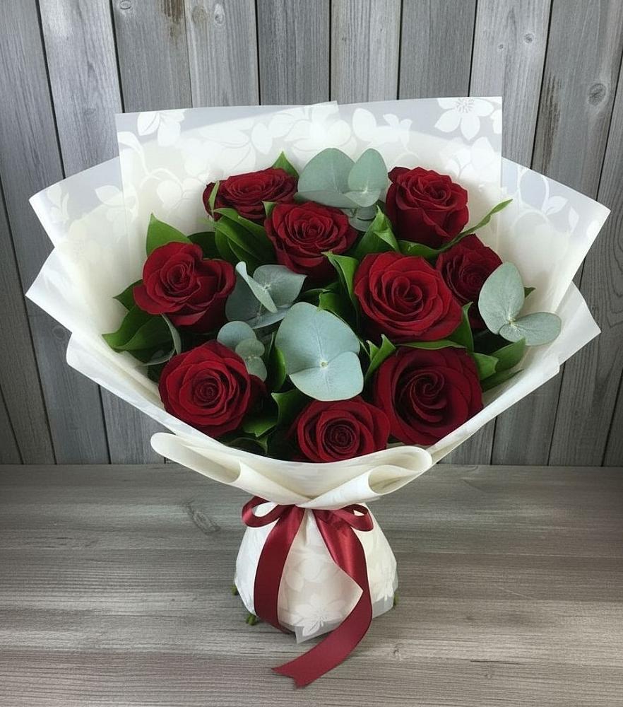 Букет цветов из: Розы в Часцы