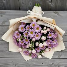 Букет цветов из:  Розы и Хризантемы в Часцы
