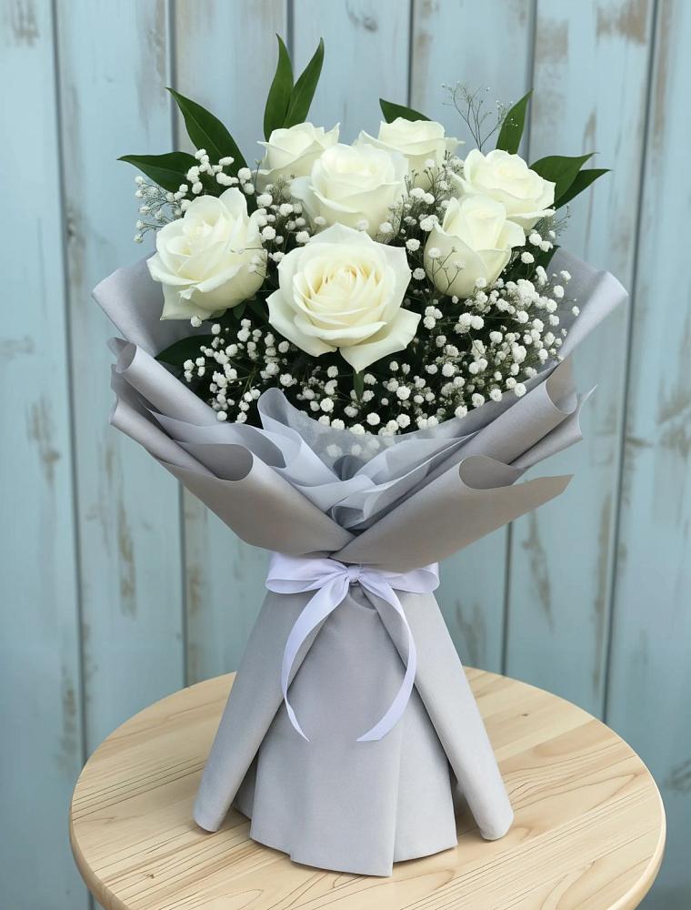 Букет цветов из: Розы в Часцы