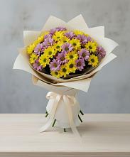 Букет цветов из:  Хризантемы #REPLACE_PRED# Часцы