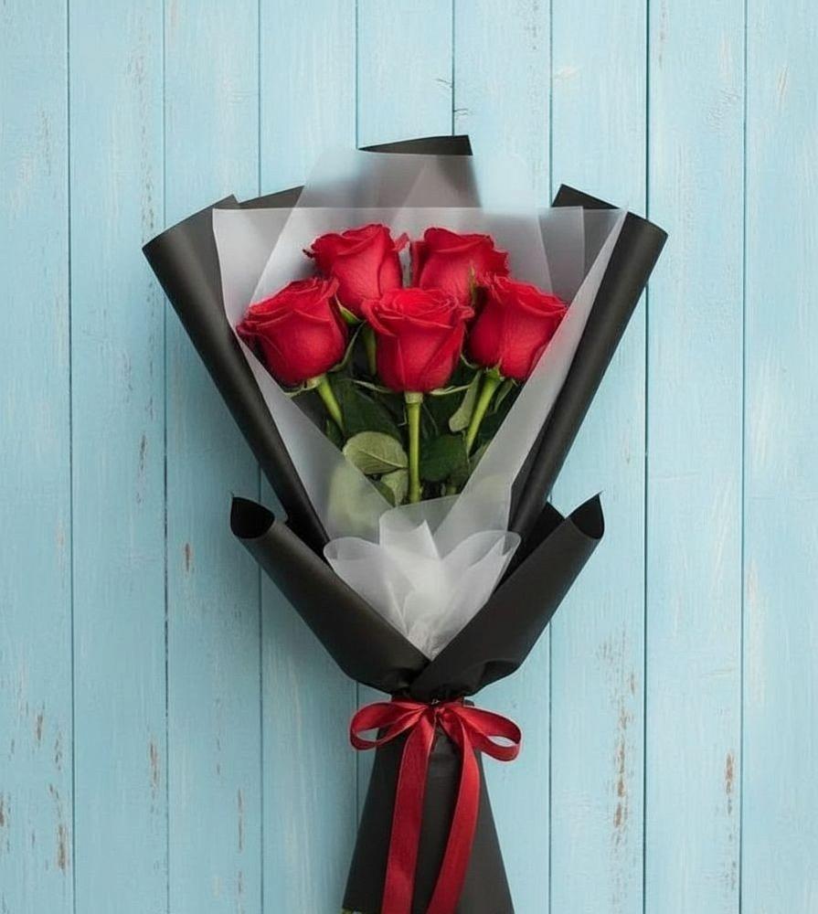 Букет цветов из: Розы в Часцы