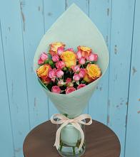 Букет цветов из:  Розы #REPLACE_PRED# Часцы