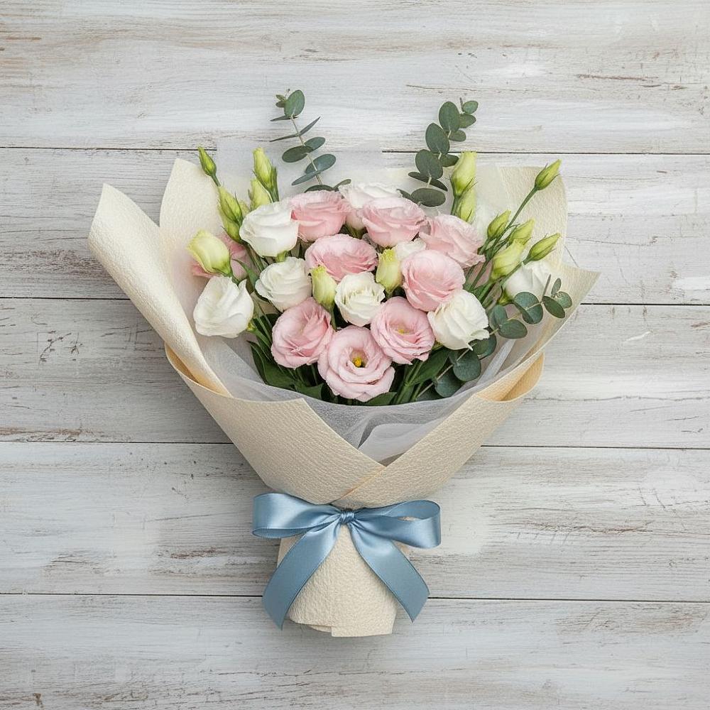 Букет цветов из: Лизиантусы в Часцы