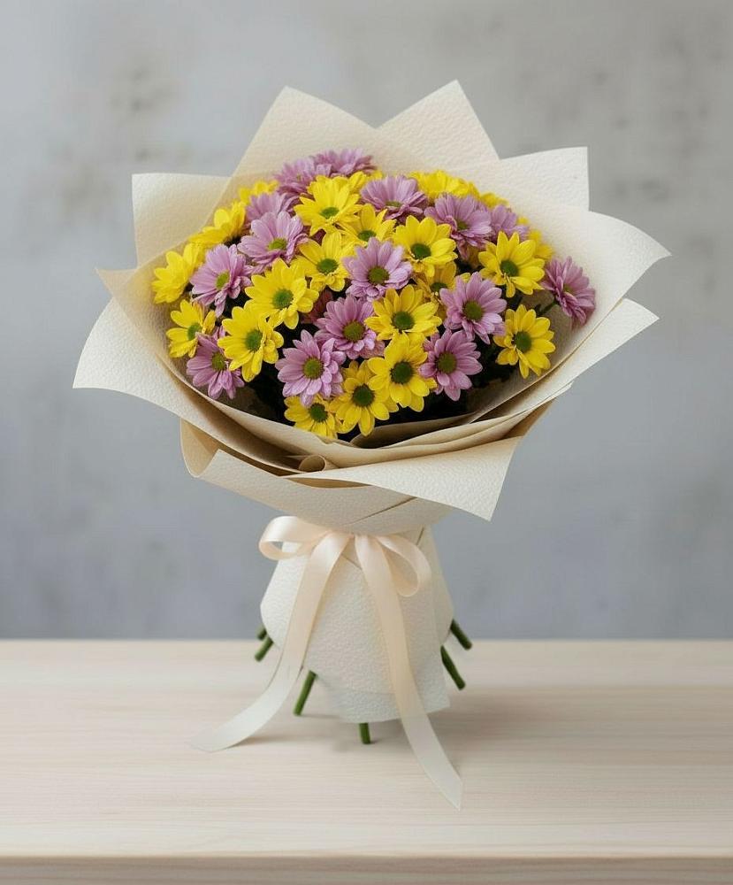 Букет цветов из: Хризантемы в Часцы